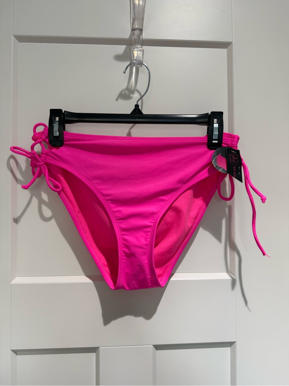 New NOBO No Boundaries hot pink side tie swim bikini swim bottom - size XL